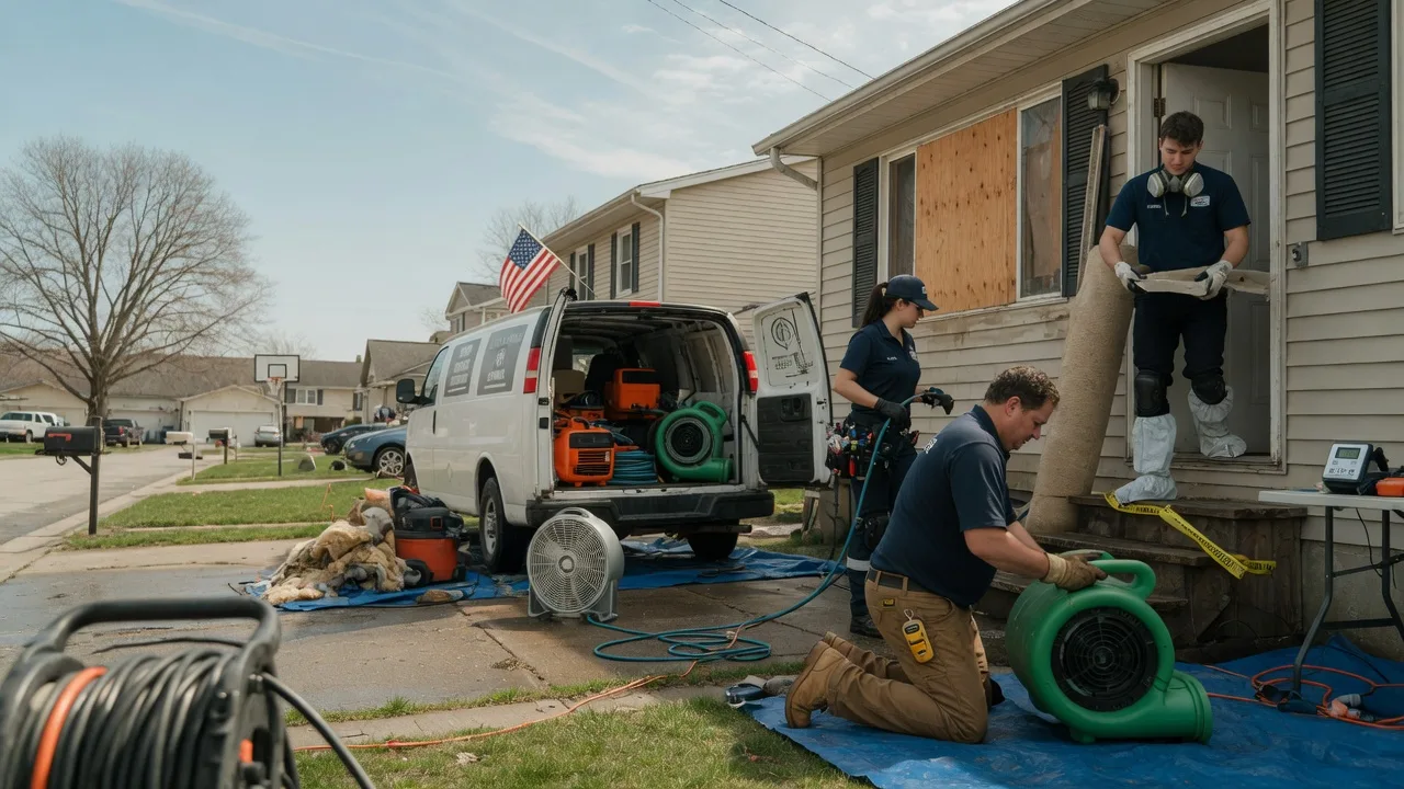 Water Damage Restoration in Barnesville, PA near me